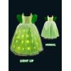 imageLight Up Girls Halloween Costume Toddler Fairy Dress ampamp Wings Green Fairy Girls Costume Princess Ball Gown KidsGreen