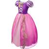 imageGirls Princess Dress Costume Toddler Halloween Light Up Christmas Princess Dress Up Clothes for Children Kid PinkPink Purple