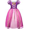 imageGirls Princess Dress Costume Toddler Halloween Light Up Christmas Princess Dress Up Clothes for Children Kid PinkPink Purple