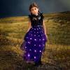 imageLight Up Black Halloween Costumes for Girls Teens with Belt Movie Character School Dancing Dress Up Clothes