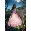 imageLight Up Dress Fairy Halloween Costume for Girls Princess Tulle Birthday Dress LED Costume Kids Toddler Dress Rainbow 160