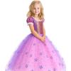 imageLight Up Princess Dress Up Clothes LED Halloween Girls Costume Pink Purple Christmas Kids Party Dresses ToddlerRgbpink Purple