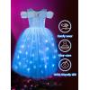 imagePrincess Costumes for Girls  Light Up Princess Dress Up Clothes for Girls Halloween Costume Christmas Birthday PartyBlue