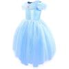 imagePrincess Costumes for Girls  Light Up Princess Dress Up Clothes for Girls Halloween Costume Christmas Birthday PartyBlue