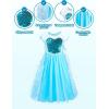 imageLight Up Princess Dress Girls Halloween Costume Christmas Costume Toddler Dressing Up for Bithday Party PurpleElsablue1