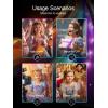 imagePrincess Dress Up for Girls Syncs with Music AppControl Princess Costumes RGB Led Light Up Halloween Costume