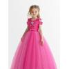 imagePrincess Dress Up for Girls Syncs with Music AppControl Princess Costumes RGB Led Light Up Halloween Costume