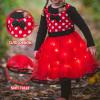 image:imageLight Up Baby Girls Dress Up Clothes Toddler Halloween Costume Birthday House Cosplay Bebe Party Outfit Red