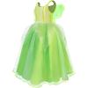 image:imageLight Up Girls Halloween Costume Toddler Fairy Dress amp Wings Green Fairy Girls Costume Princess Ball Gown KidsGreen