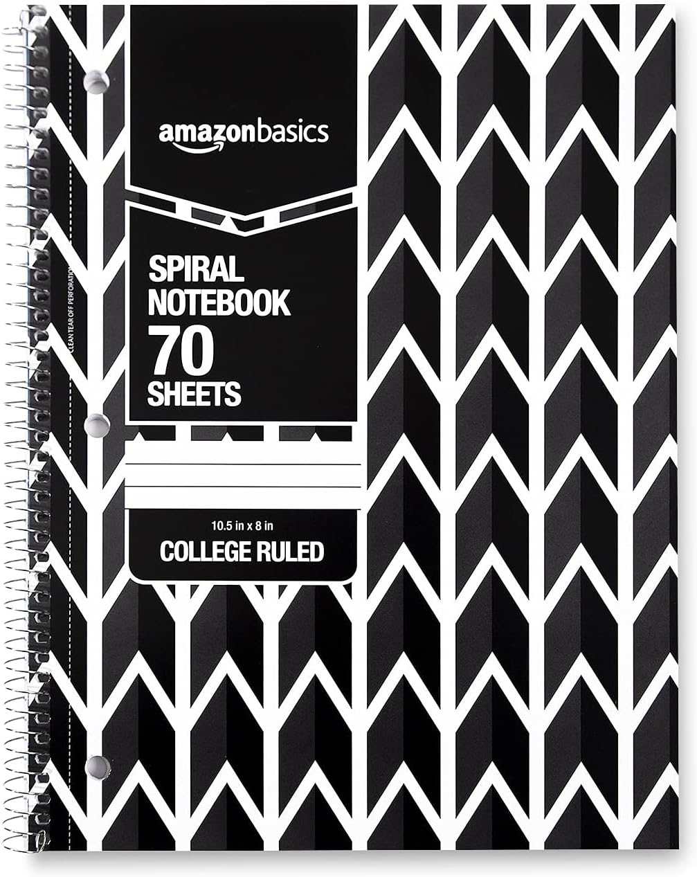 Amazon Basics College Ruled Wirebound Spiral Notebook 100 Sheet  5Pack Assorted Sunburst Pattern ColorsAssorted Lattice Pattern
