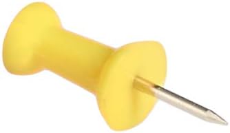 Amazon Basics Push Pins Tacks Assorted Colors Steel Point 100PackAssorted