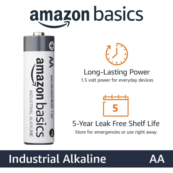 Amazon Basics  AA Industrial alkaline Batteries 450 Count 3 Pack of 150200 Count Pack of 1