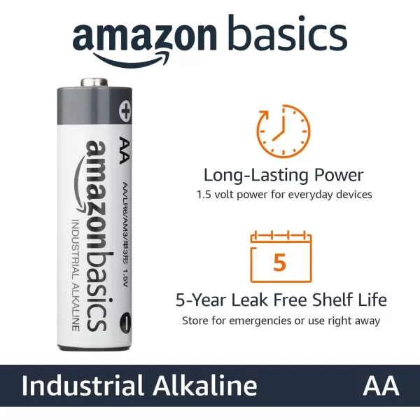Amazon Basics  AA Industrial alkaline Batteries 450 Count 3 Pack of 150250 Count Pack of 1