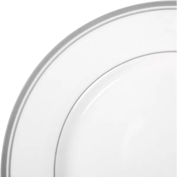 Amazon Basics 16Piece Cafe Stripe Kitchen Dinnerware Set Plates Bowls Mugs Service for 4 BlueGray