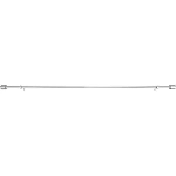 Amazon Basics 1Inch Wall Curtain Rod with Cap Finials 36 to 72 NickelNickel