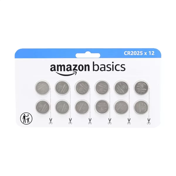 Amazon Basics 2Pack CR1632 Lithium Coin Cell Battery 3 Volt Long Lasting Power MercuryFree12 Count Pack of 1