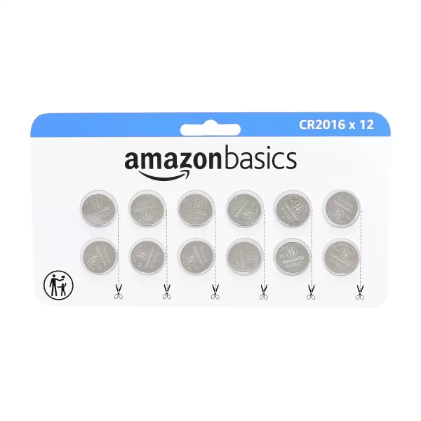 Amazon Basics 2Pack CR1632 Lithium Coin Cell Battery 3 Volt Long Lasting Power MercuryFree12 Count Pack of 1