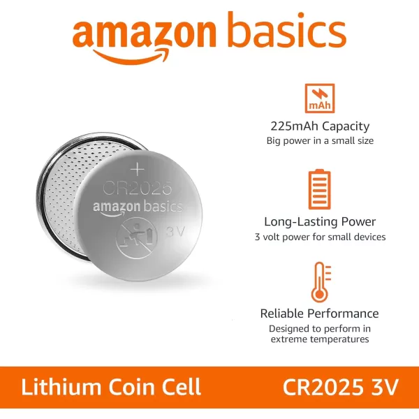 Amazon Basics 2Pack CR1632 Lithium Coin Cell Battery 3 Volt Long Lasting Power MercuryFree12 Count Pack of 1