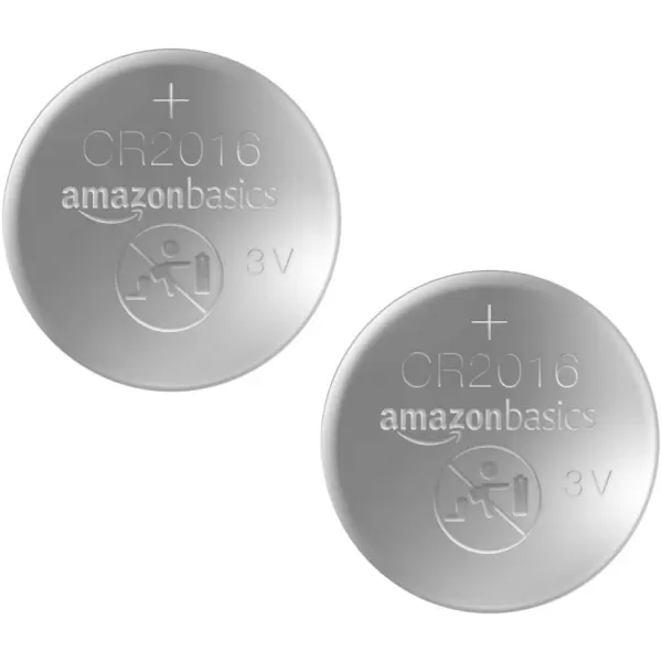 Amazon Basics 2Pack CR1632 Lithium Coin Cell Battery 3 Volt Long Lasting Power MercuryFree2 Count Pack of 1