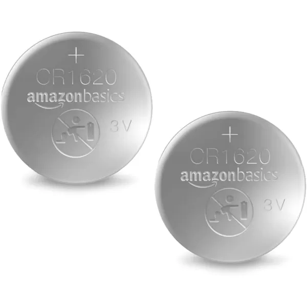 Amazon Basics 2Pack CR1632 Lithium Coin Cell Battery 3 Volt Long Lasting Power MercuryFree2 Count Pack of 1