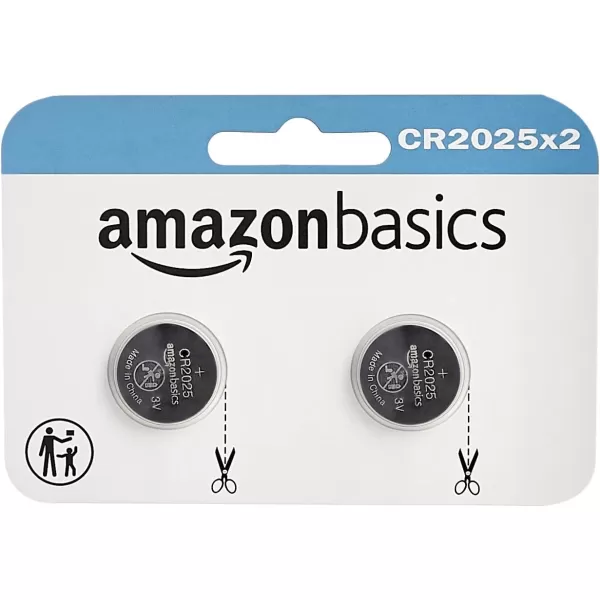 Amazon Basics 2Pack CR1632 Lithium Coin Cell Battery 3 Volt Long Lasting Power MercuryFree2 Count Pack of 1