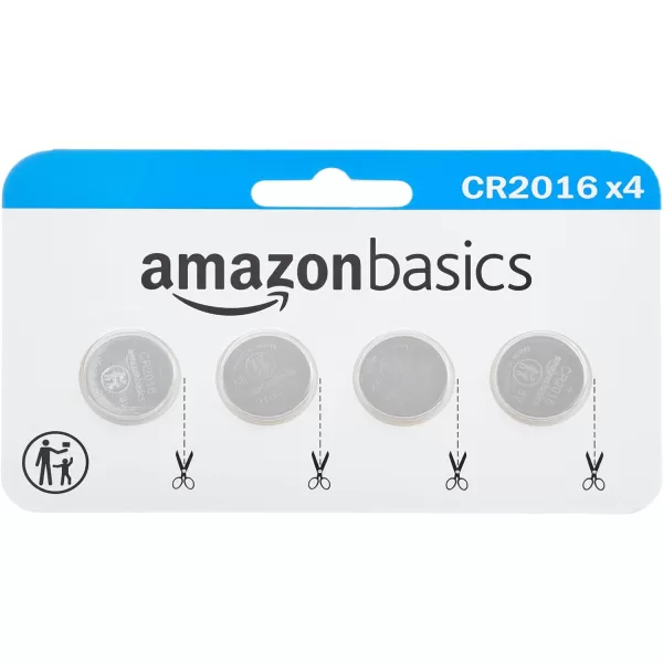 Amazon Basics 2Pack CR1632 Lithium Coin Cell Battery 3 Volt Long Lasting Power MercuryFree4 Count Pack of 1