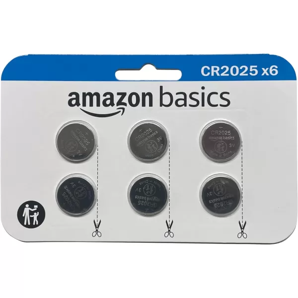 Amazon Basics 2Pack CR1632 Lithium Coin Cell Battery 3 Volt Long Lasting Power MercuryFree6 Count Pack of 1