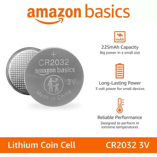 Amazon Basics 2Pack CR1632 Lithium Coin Cell Battery 3 Volt Long Lasting Power MercuryFree6 Count Pack of 1