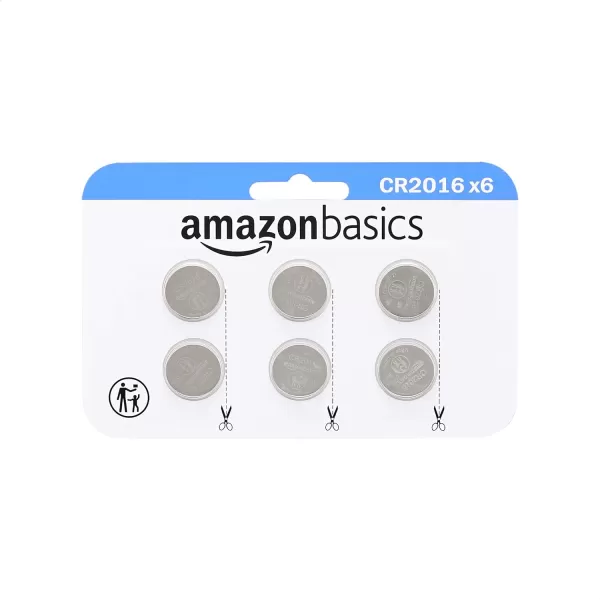 Amazon Basics 2Pack CR1632 Lithium Coin Cell Battery 3 Volt Long Lasting Power MercuryFree6 Count Pack of 1