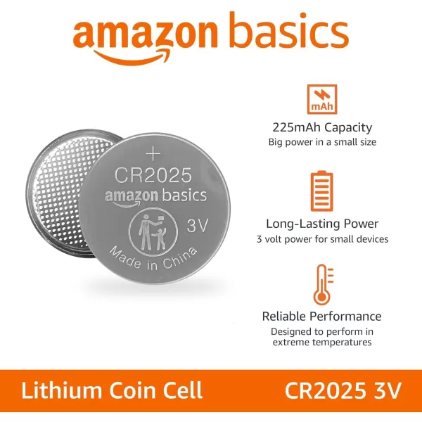 Amazon Basics 2Pack CR1632 Lithium Coin Cell Battery 3 Volt Long Lasting Power MercuryFree6 Count Pack of 1