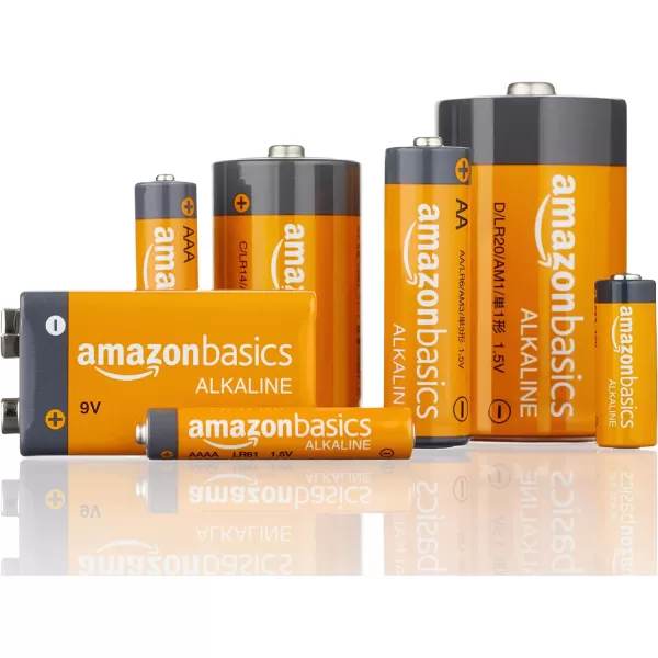 Amazon Basics 4Pack AAA Alkaline Batteries 15 Volt LongLasting Power4 Count Pack of 1