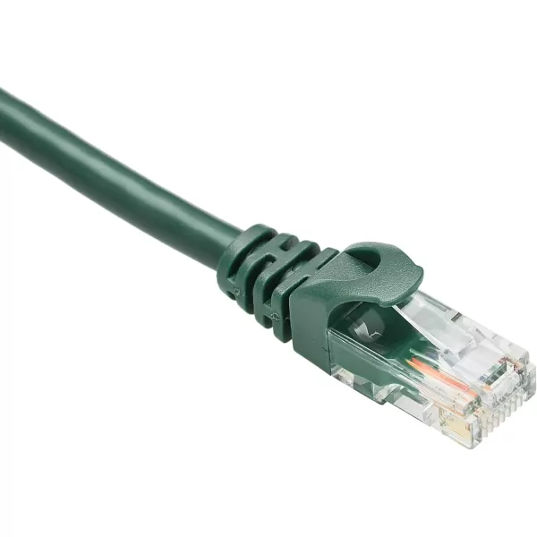 Amazon Basics 5Pack RJ45 Cat 6 Ethernet Patch Cable 10Gpbs HighSpeed Cable GoldPlated Snagless 10 Foot MulticolorGreen