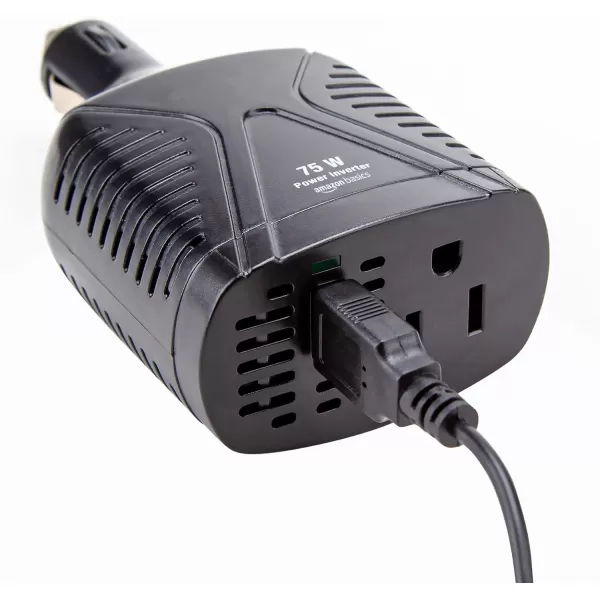 Amazon Basics 750W Car Power Inverter 12V to 110V for Vehicles Grey 834 x 52 x 22 inchesBlack