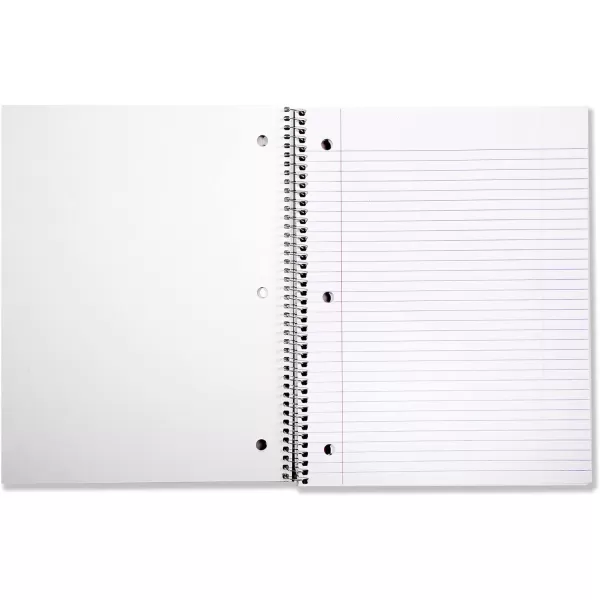 Amazon Basics College Ruled Wirebound Spiral Notebook 100 Sheet  5Pack Assorted Sunburst Pattern ColorsAssorted Sunburst Pattern