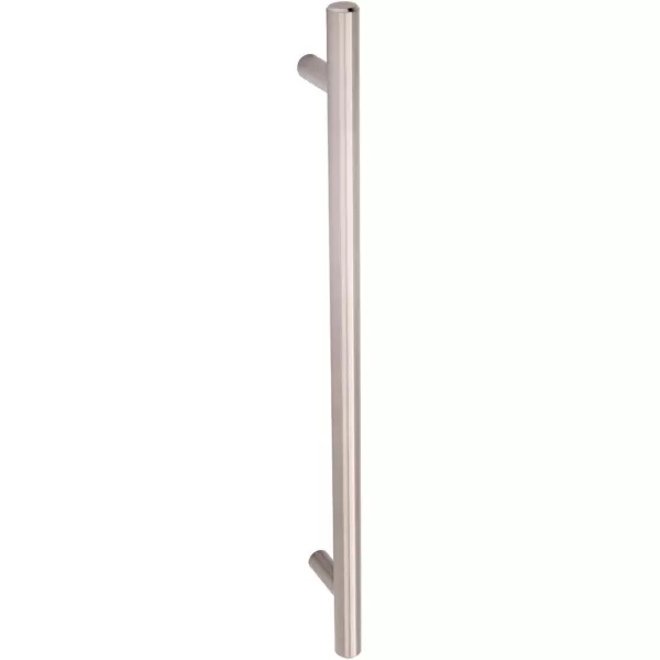 Amazon Basics Euro Bar Cabinet Handle 12inch Diameter 538inch Length 3inch Hole Center Oil Rubbed Bronze 25PackSatin Nickel