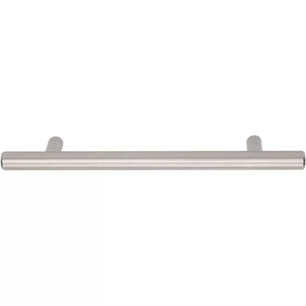 Amazon Basics Euro Bar Cabinet Handle 12inch Diameter 538inch Length 3inch Hole Center Oil Rubbed Bronze 25PackSatin Nickel