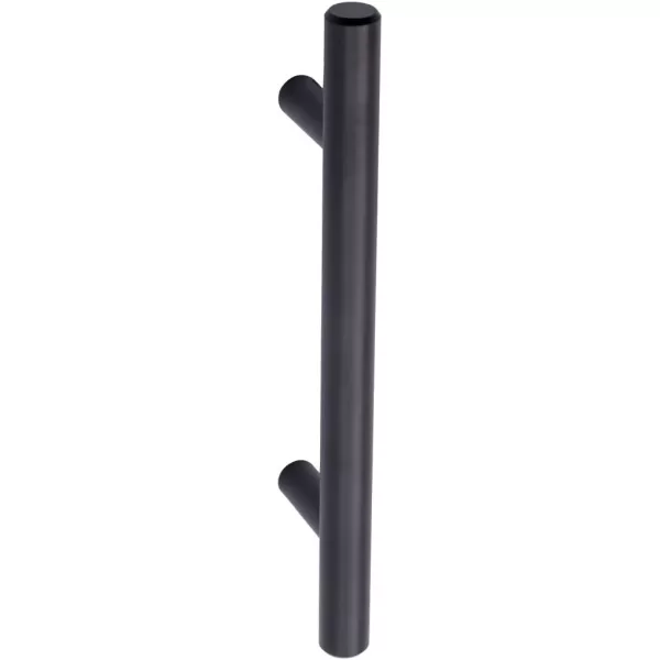 Amazon Basics Euro Bar Cabinet Handle 12inch Diameter 738inch Length 5inch Hole Center Oil Rubbed Bronze 25PackFlat Black