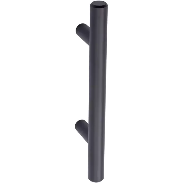 Amazon Basics Euro Bar Cabinet Handle 12inch Diameter 738inch Length 5inch Hole Center Oil Rubbed Bronze 25PackFlat Black