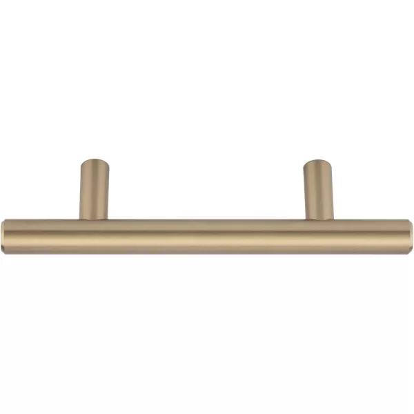 Amazon Basics Euro Bar Cabinet Handle 12inch Diameter 738inch Length 5inch Hole Center Oil Rubbed Bronze 25PackGolden Champagne