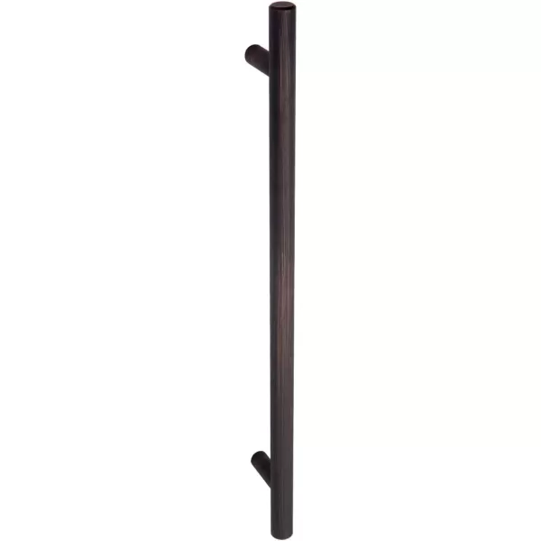 Amazon Basics Euro Bar Cabinet Handle 12inch Diameter 738inch Length 5inch Hole Center Oil Rubbed Bronze 25PackOil Rubbed Bronze