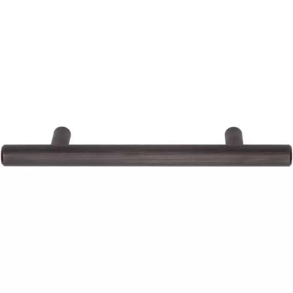 Amazon Basics Euro Bar Cabinet Handle 12inch Diameter 738inch Length 5inch Hole Center Oil Rubbed Bronze 25PackOil Rubbed Bronze