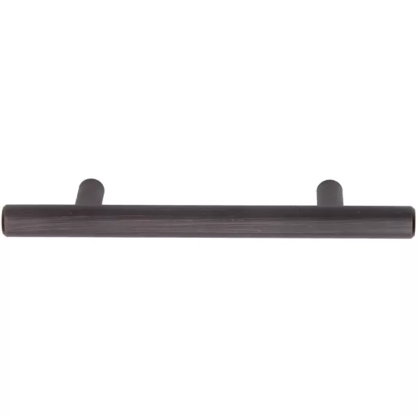 Amazon Basics Euro Bar Cabinet Handle 12inch Diameter 738inch Length 5inch Hole Center Oil Rubbed Bronze 25PackOil Rubbed Bronze