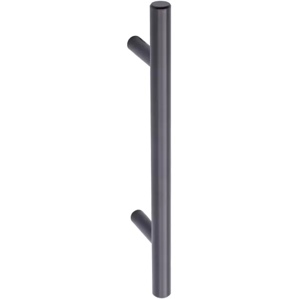 Amazon Basics Euro Bar Cabinet Handle 38inch Diameter 538inch Length 3inch Hole Center Golden Champagne 25packFlat Black