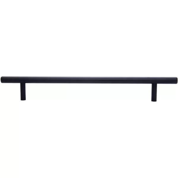 Amazon Basics Euro Bar Cabinet Handle 38inch Diameter 538inch Length 3inch Hole Center Golden Champagne 25packFlat Black