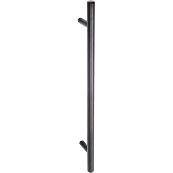 Amazon Basics Euro Bar Cabinet Handle 38inch Diameter 538inch Length 3inch Hole Center Golden Champagne 25packFlat Black