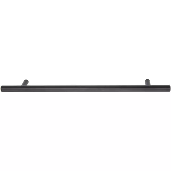 Amazon Basics Euro Bar Cabinet Handle 38inch Diameter 538inch Length 3inch Hole Center Golden Champagne 25packFlat Black