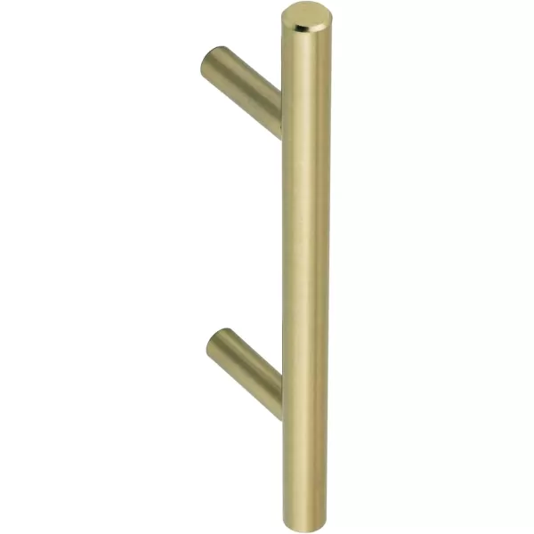Amazon Basics Euro Bar Cabinet Handle 38inch Diameter 538inch Length 3inch Hole Center Golden Champagne 25packGolden Champagne