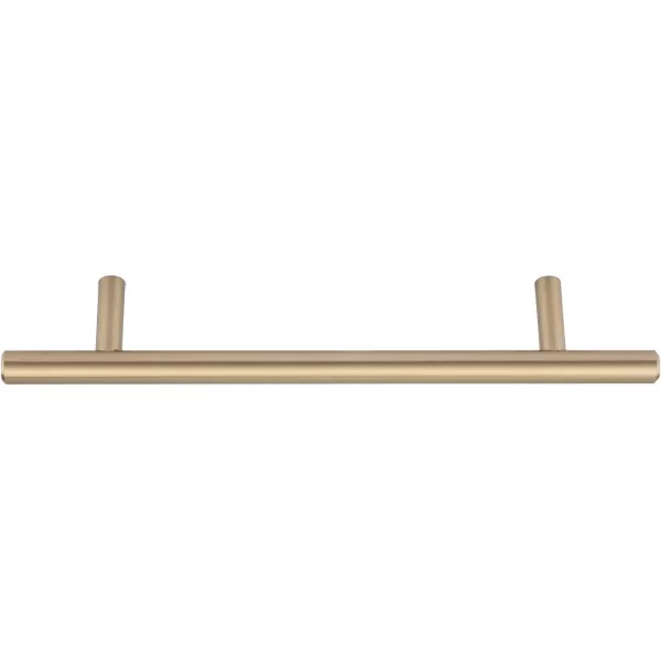 Amazon Basics Euro Bar Cabinet Handle 38inch Diameter 538inch Length 3inch Hole Center Golden Champagne 25packGolden Champagne