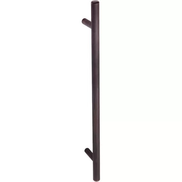 Amazon Basics Euro Bar Cabinet Handle 38inch Diameter 538inch Length 3inch Hole Center Golden Champagne 25packOil Rubbed Bronze