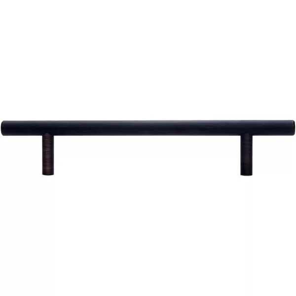 Amazon Basics Euro Bar Cabinet Handle 38inch Diameter 538inch Length 3inch Hole Center Golden Champagne 25packOil Rubbed Bronze